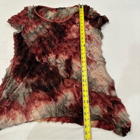 Notations Multicolor Ruffled Blouse - Picture 6 of 8